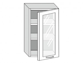 19.50.3 Шкаф настенный (h=913) на 500мм с 1-ой стекл. дверцей в Катав-Ивановске - katav-ivanovsk.magazinmebel.ru | фото