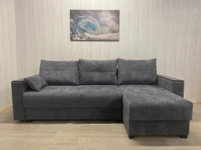 Диван Комфорт-3 ПБ+МДФ Тик-Так велюр Sensey steel grey в Катав-Ивановске - katav-ivanovsk.magazinmebel.ru | фото