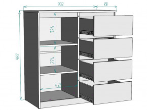 Комод Мальта K115 в Катав-Ивановске - katav-ivanovsk.magazinmebel.ru | фото - изображение 3