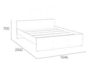 Кровать 1600 НМ 011.53 Симпл Белый Фасадный в Катав-Ивановске - katav-ivanovsk.magazinmebel.ru | фото - изображение 4