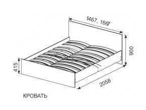 Кровать 1600х2000 ортопедическое основание СГ Камелия в Катав-Ивановске - katav-ivanovsk.magazinmebel.ru | фото - изображение 2