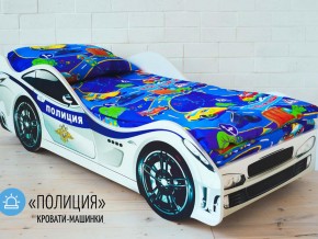 Кровать детская машина Полиции в Катав-Ивановске - katav-ivanovsk.magazinmebel.ru | фото