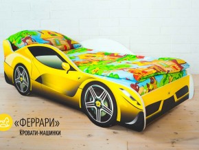 Кровать детская машинка Феррари в Катав-Ивановске - katav-ivanovsk.magazinmebel.ru | фото