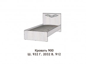 Кровать Диана 900 в Катав-Ивановске - katav-ivanovsk.magazinmebel.ru | фото - изображение 2