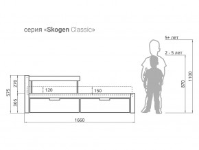 Кровать Svogen classic с ящиками и бортиком дерево-белый в Катав-Ивановске - katav-ivanovsk.magazinmebel.ru | фото - изображение 2