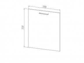 П 60 Комплект для посудомоечной машины 600 мм (цоколь + фасад) ЛДСП в Катав-Ивановске - katav-ivanovsk.magazinmebel.ru | фото
