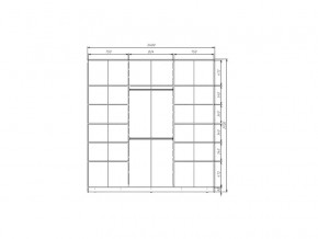 Шкаф-купе Max МШ-25-6-24/2-999 пленка Oracal черная в Катав-Ивановске - katav-ivanovsk.magazinmebel.ru | фото - изображение 2