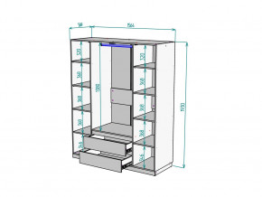 Шкаф Malta light H302 Белый в Катав-Ивановске - katav-ivanovsk.magazinmebel.ru | фото - изображение 2