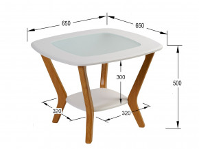 Стол журнальный Мельбурн Белый в Катав-Ивановске - katav-ivanovsk.magazinmebel.ru | фото - изображение 2